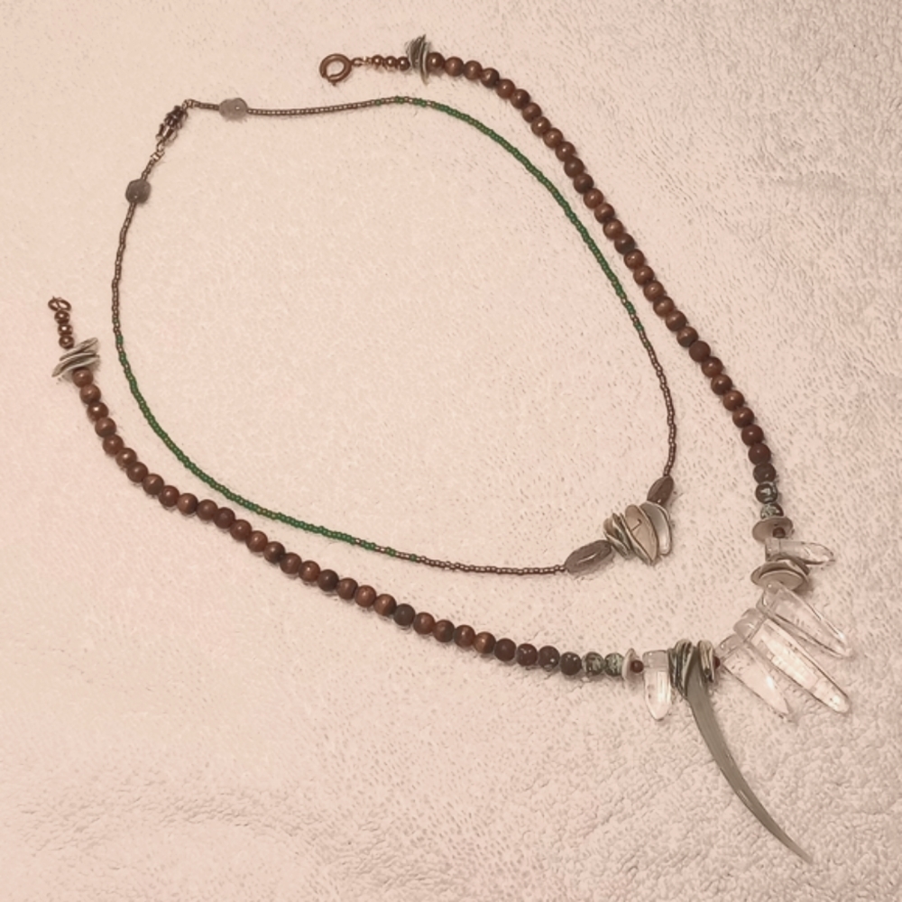 Set of two handmade necklaces